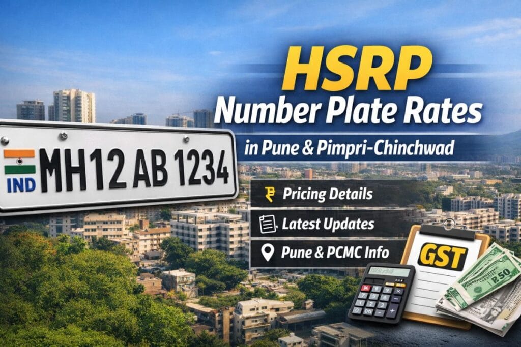 HSRP cost in Pune & PCMC