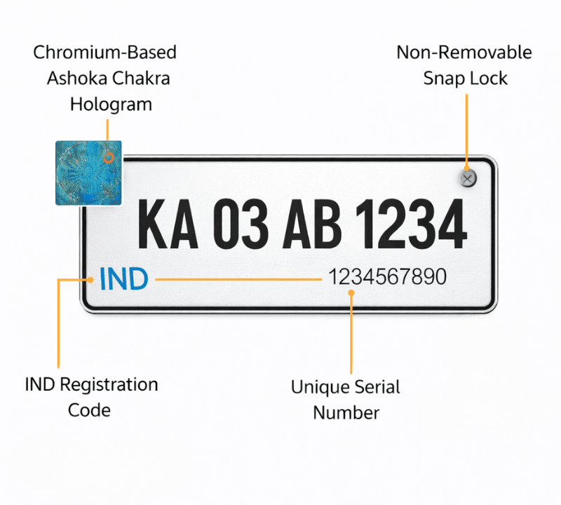HSRP Number Plate Explained