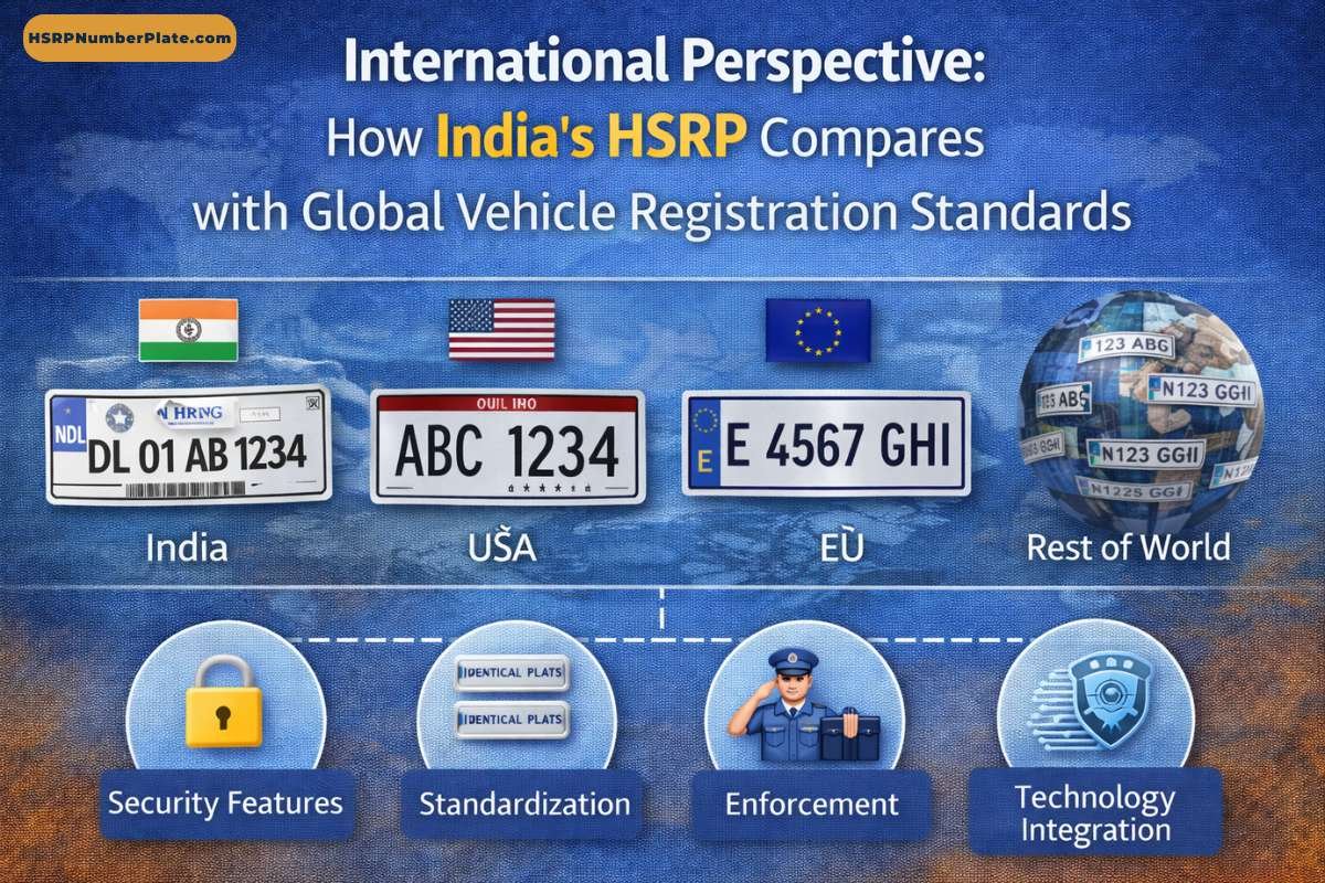 How India’s HSRP Compares With Global Number Plate Systems: USA, Europe ...