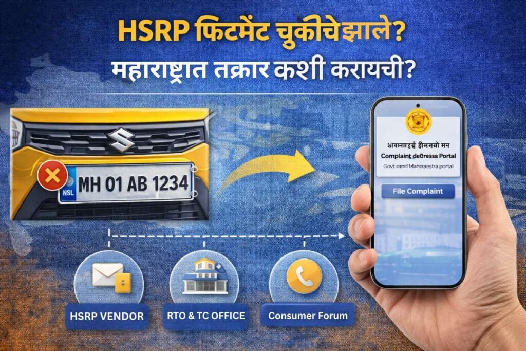 hsrp-complaint-process-maharashtra