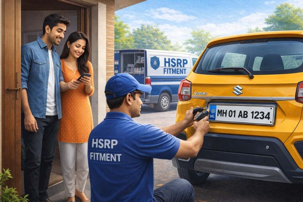 hsrp home fitment service maharashtra